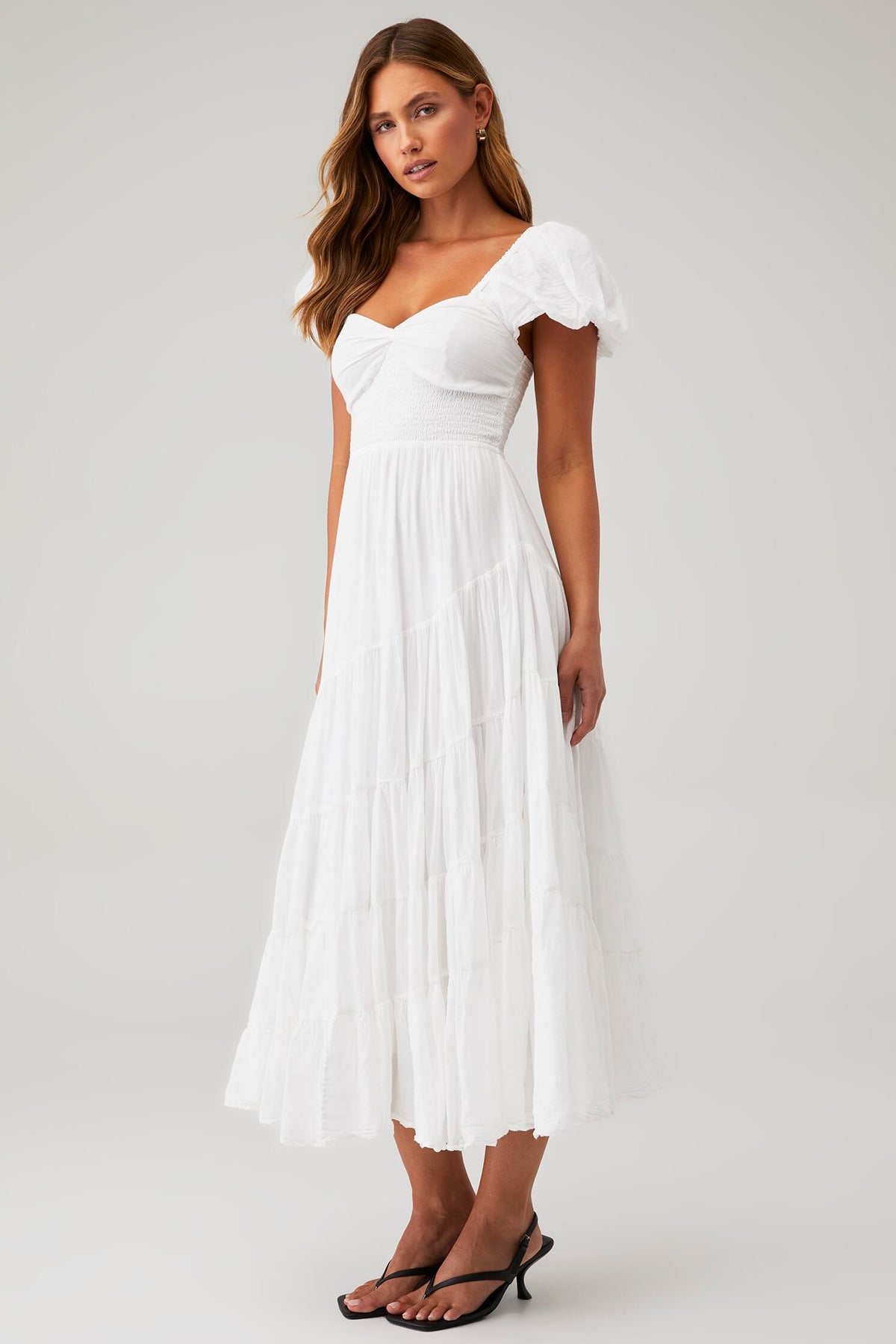 Scoop Neck Midaxi Dress