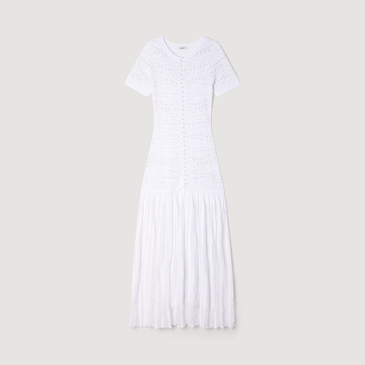 Beaded Knit Maxi Dress