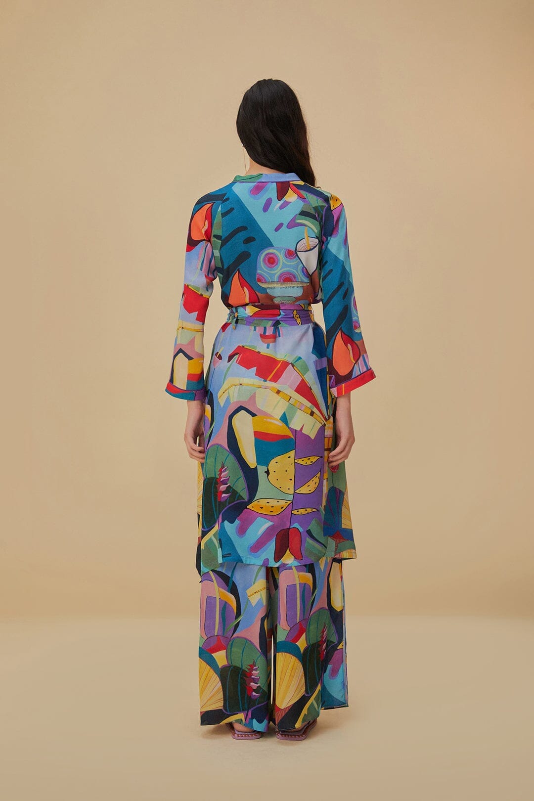 Tropical Scenario Multicolor Pants