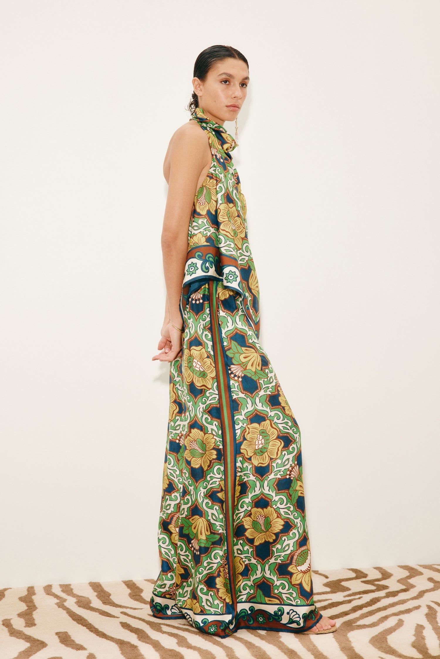 Liana Silk Palazzo Set