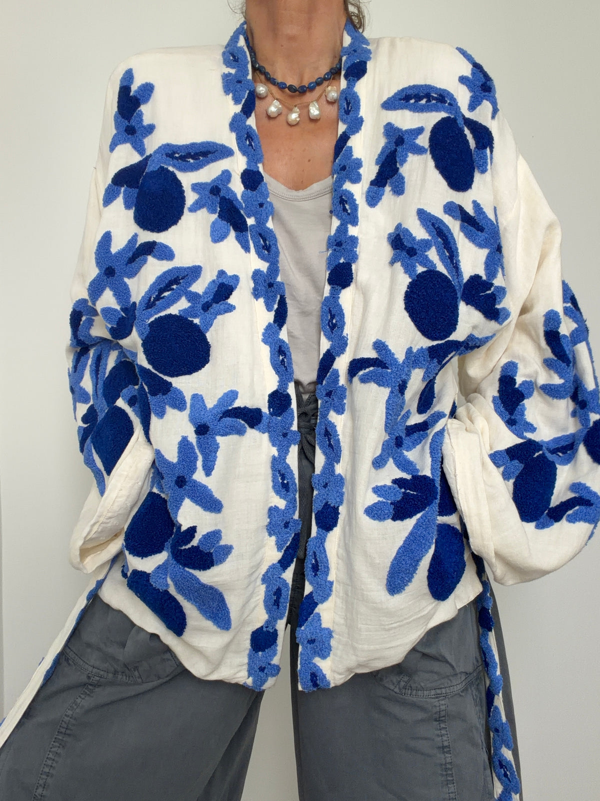 Future Nomads Amalfi Bloom Kimono Jacket