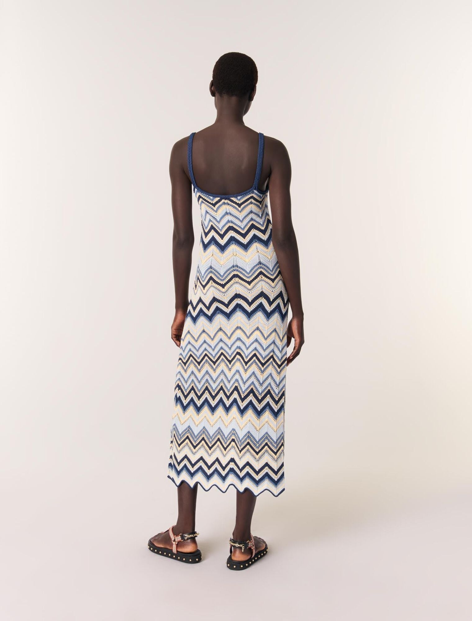 Crochet Knit Maxi Dress