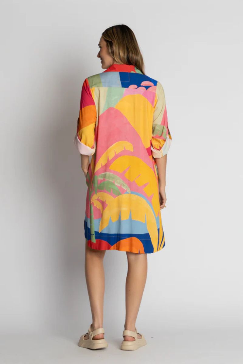 Farm Rio Lula Life Hermina Shirtmaker Print