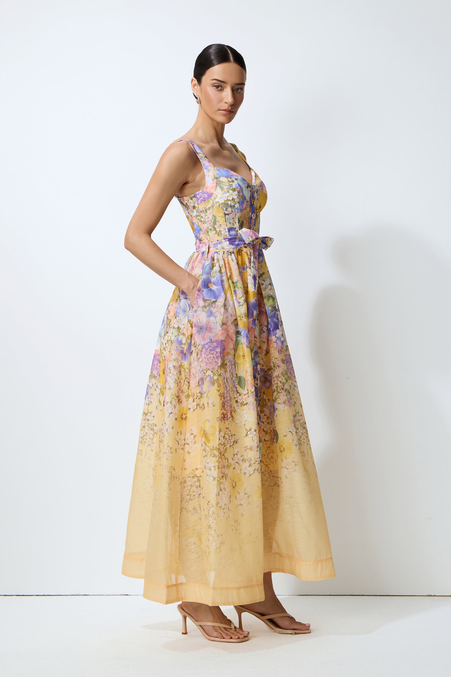 Zm Flower Maxi Dress