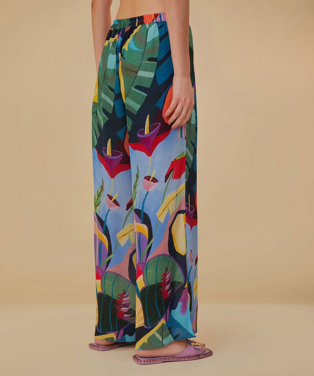 Tropical Scenario Multicolor Pants