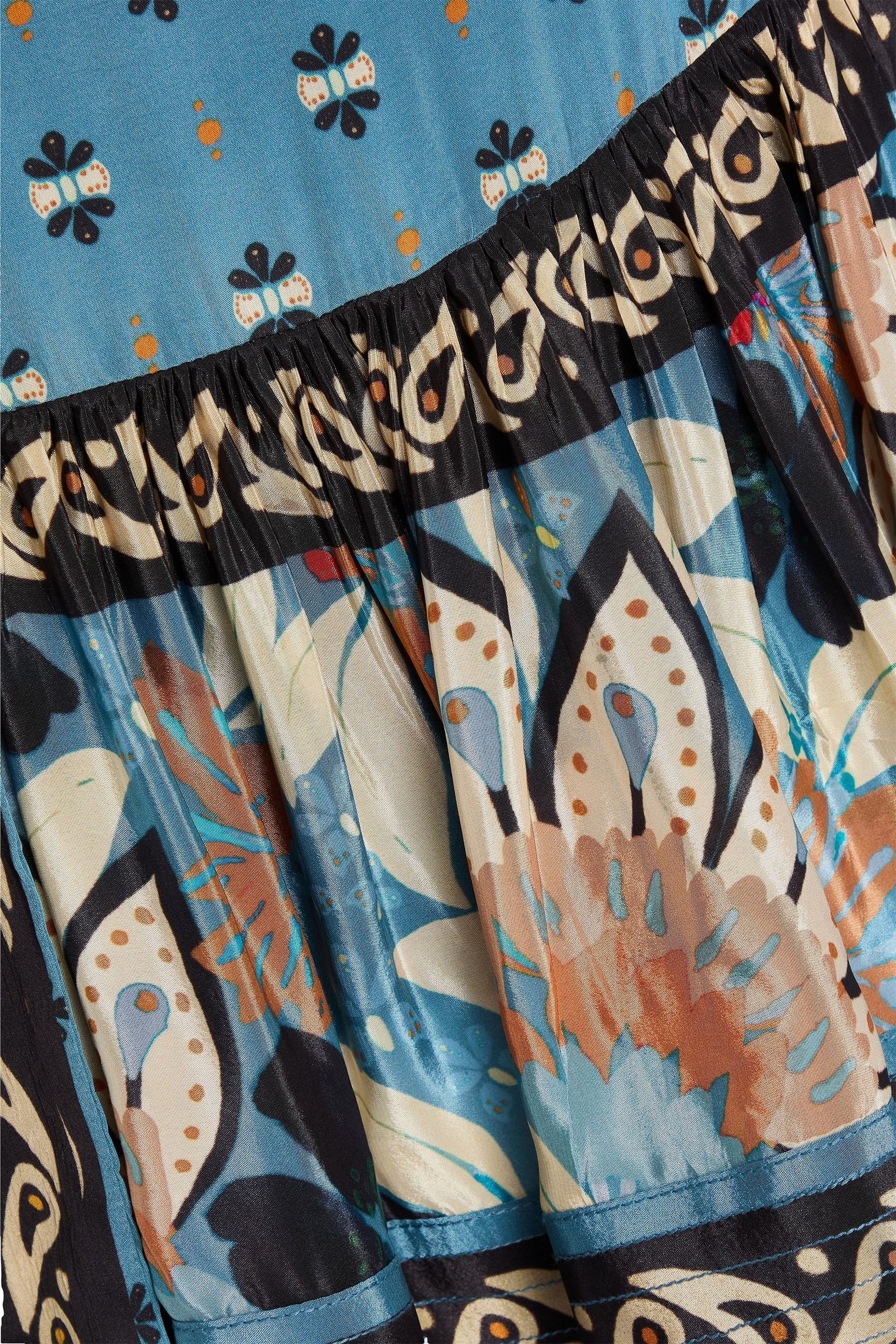 Blue Ainika Chill Mini Skirt