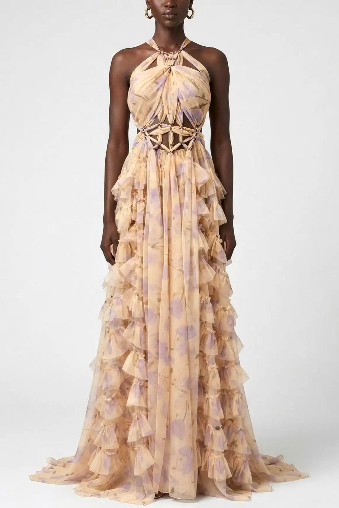 Zimmerman Floral Halter Maxi Dress