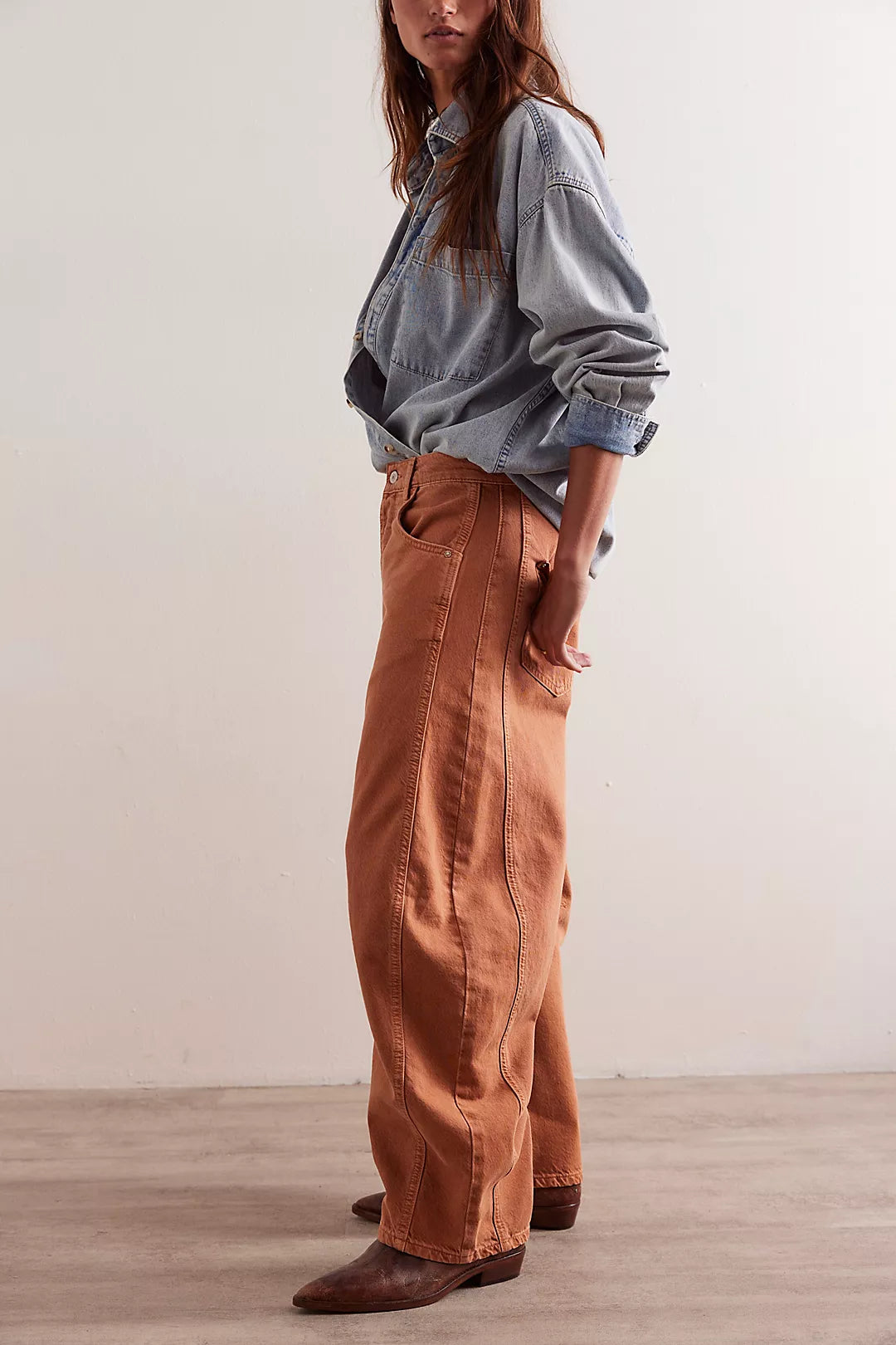 Fp Good Luck Mid-Rise Barrel Jeans