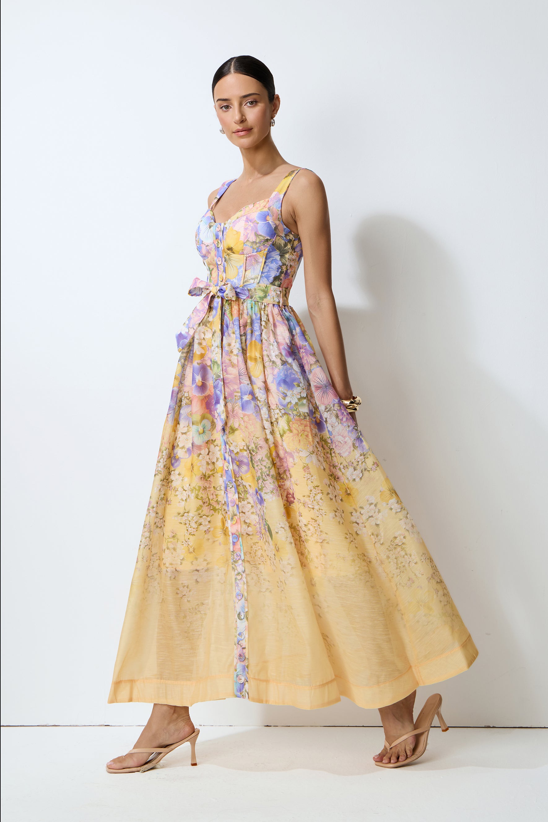 Zm Flower Maxi Dress