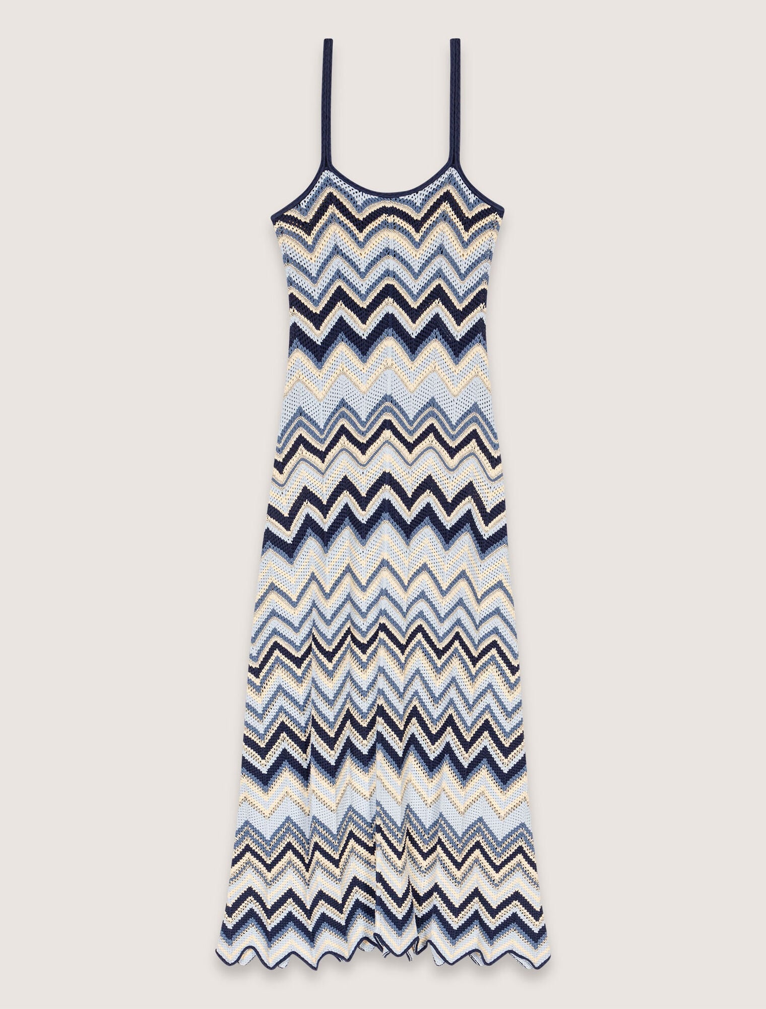 Crochet Knit Maxi Dress