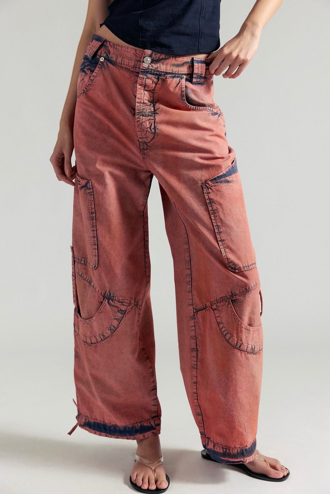 Juniper Slouchy Cargo Pantos