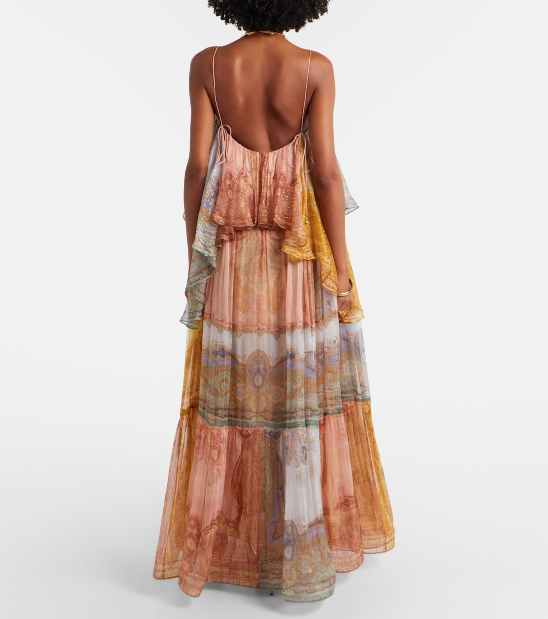 Women's Orange Maxi Dress