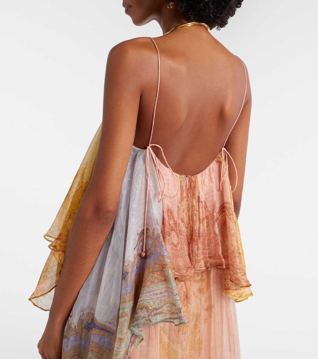 Women's Orange Maxi Dress