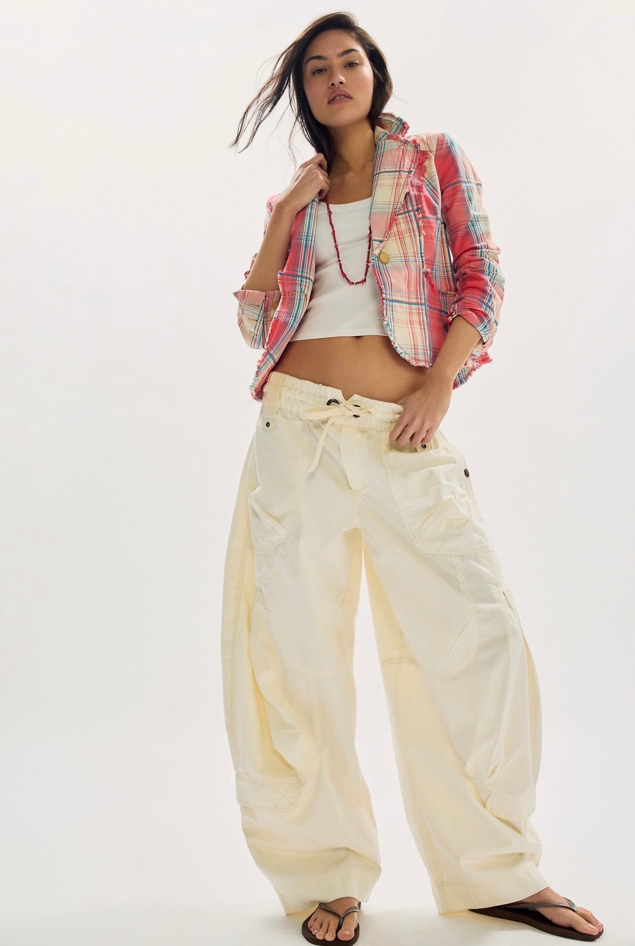 Free People Onset Parachute Trousers Tofu