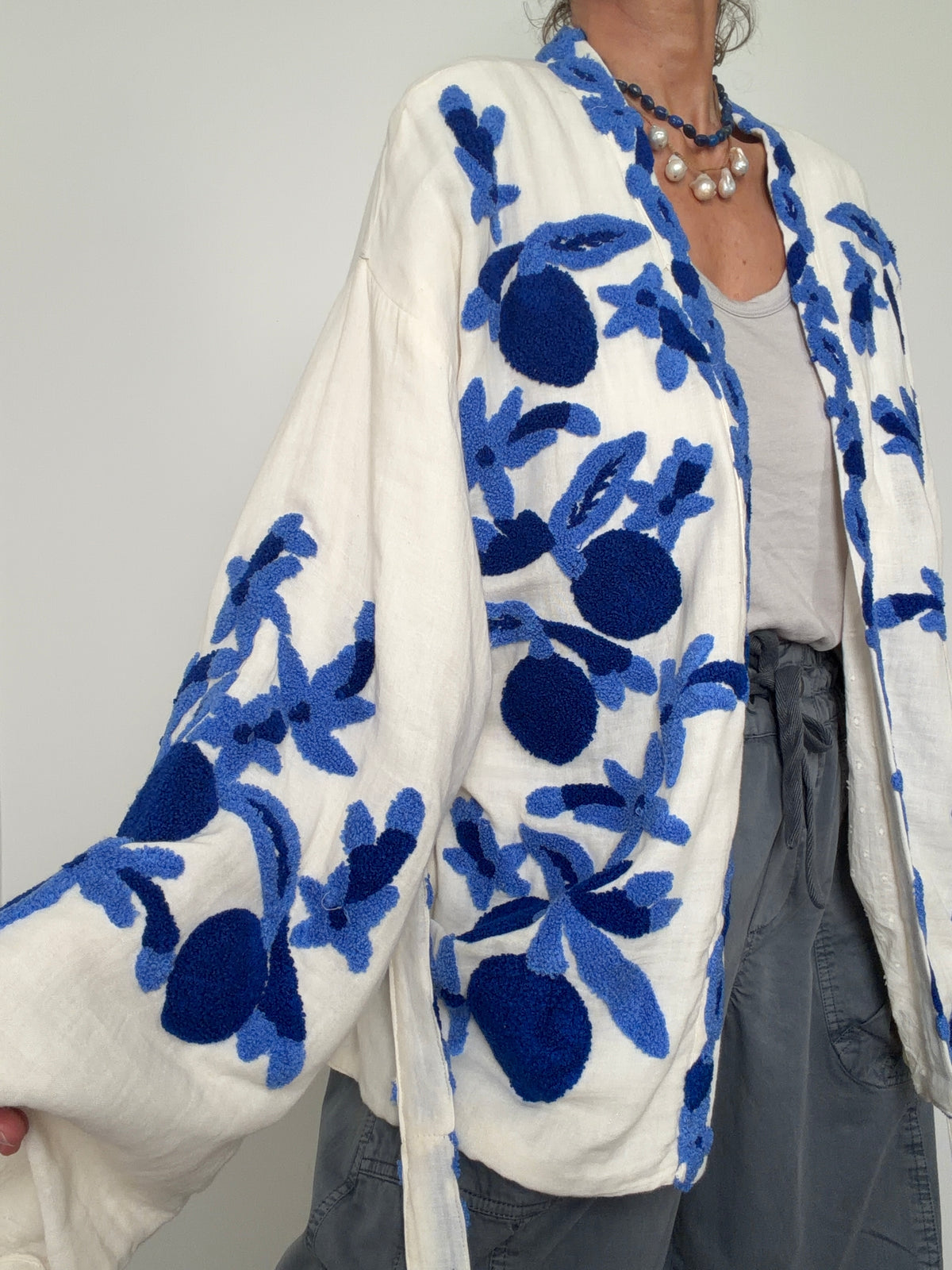 Future Nomads Amalfi Bloom Kimono Jacket