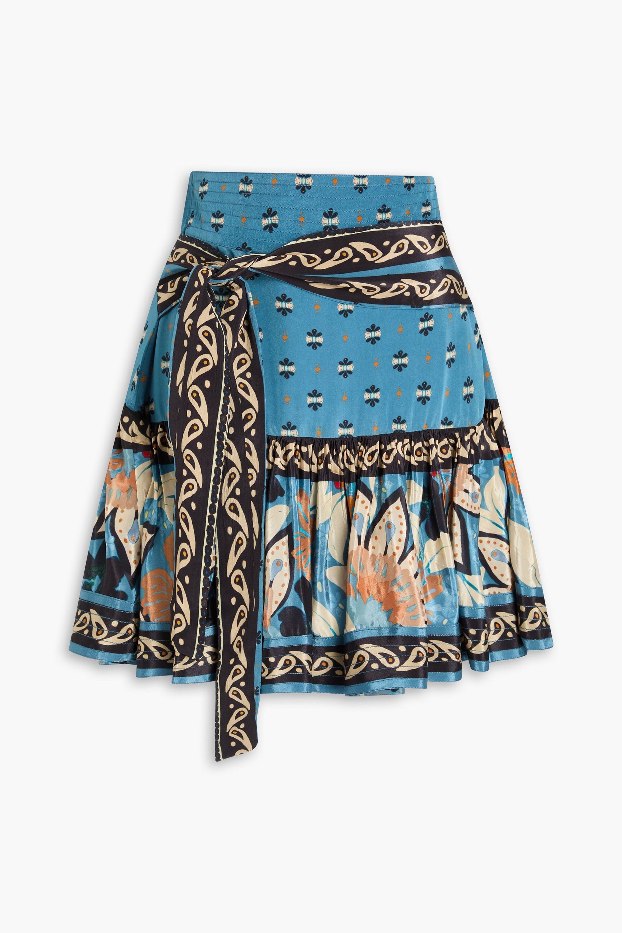 Blue Ainika Chill Mini Skirt