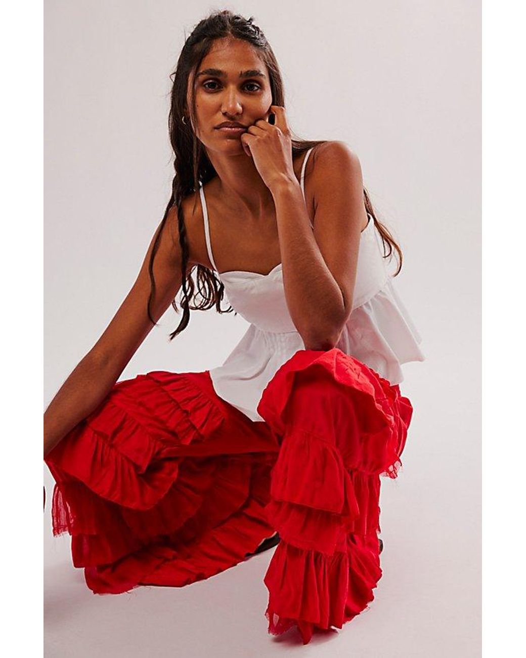 Rock And Frill Trousers Pant
