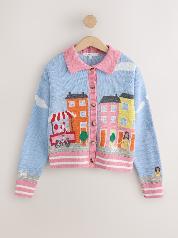Home Printed Cardigan