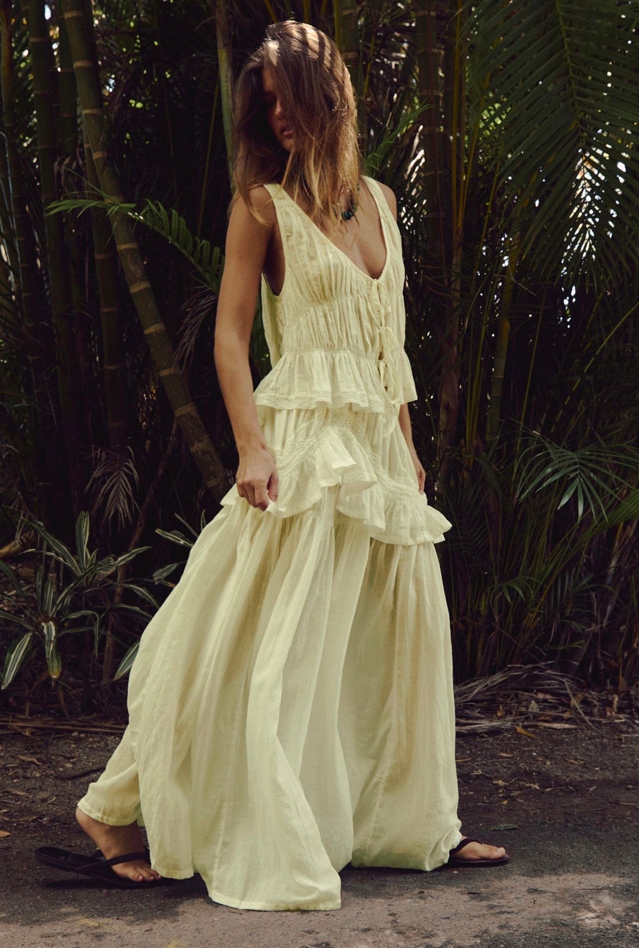 Bare Bliss Skirt Set Yellow