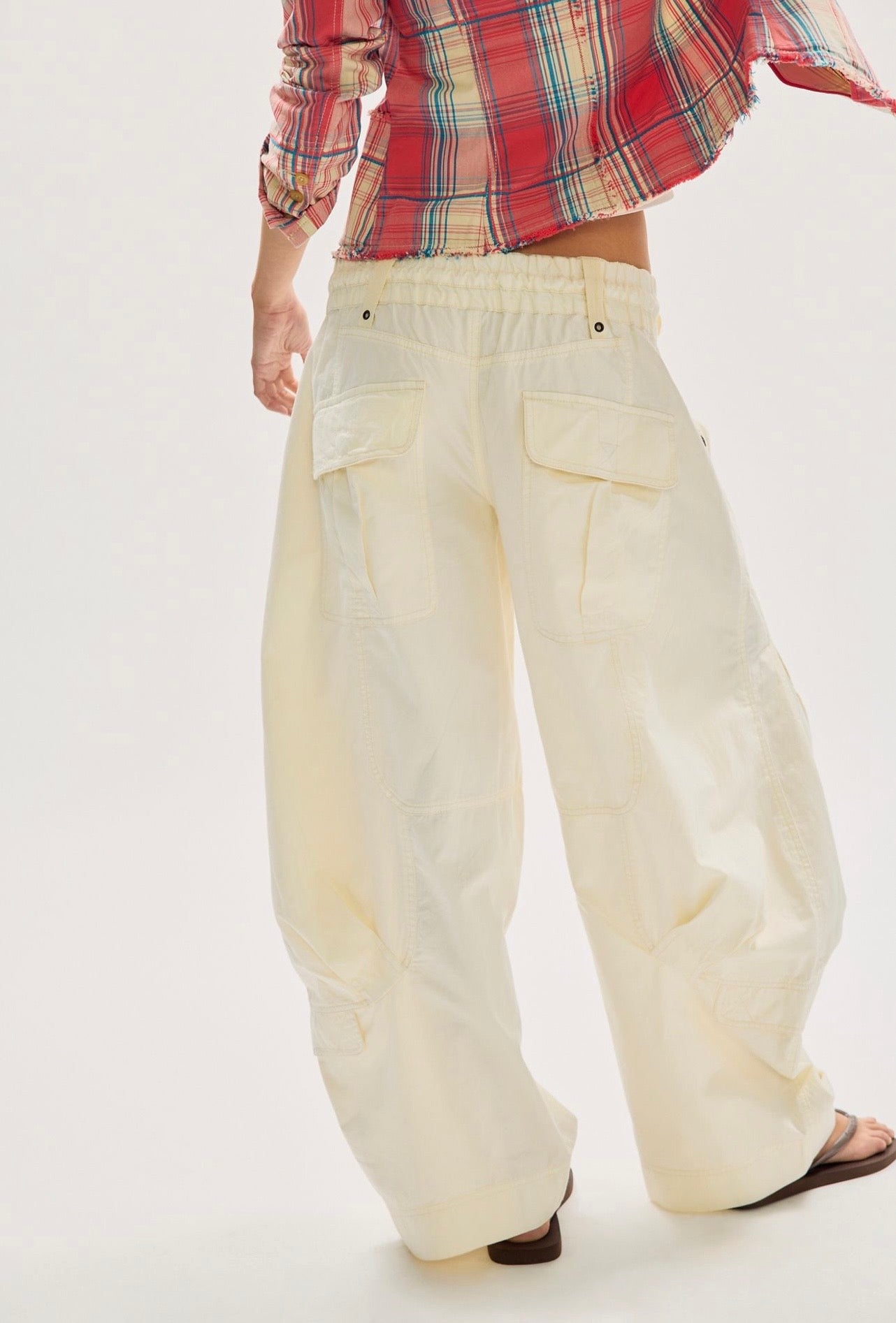 Free People Onset Parachute Trousers Tofu