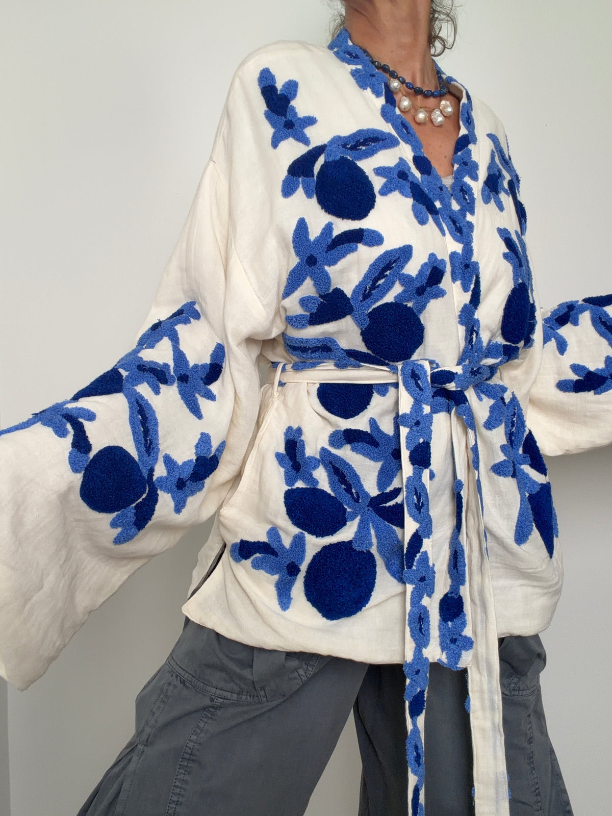 Future Nomads Amalfi Bloom Kimono Jacket