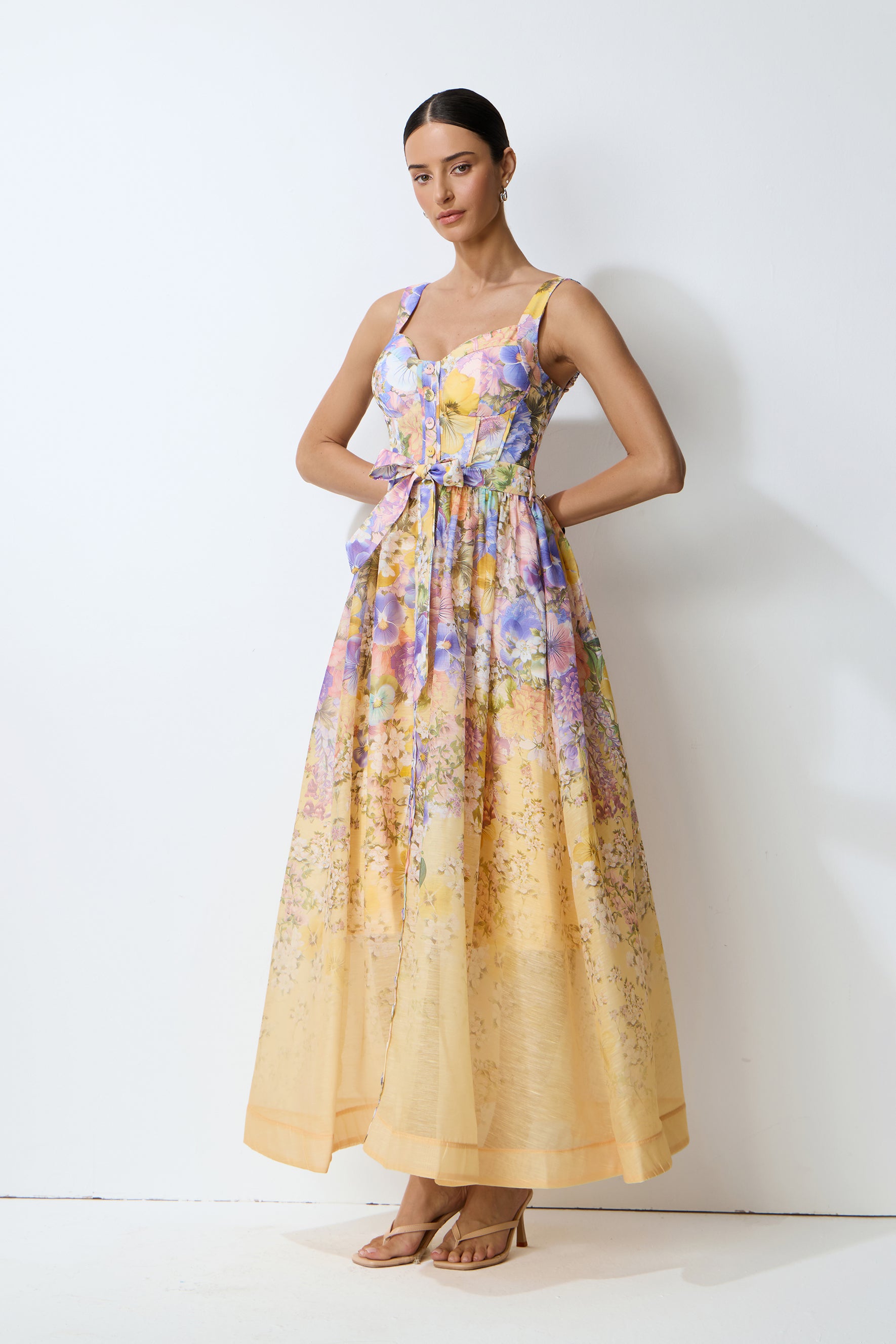 Zm Flower Maxi Dress