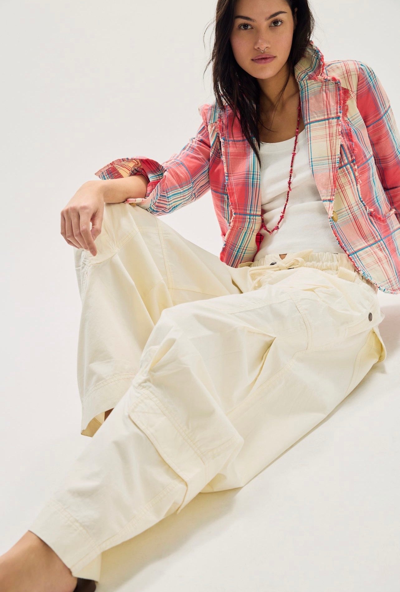 Free People Onset Parachute Trousers Tofu