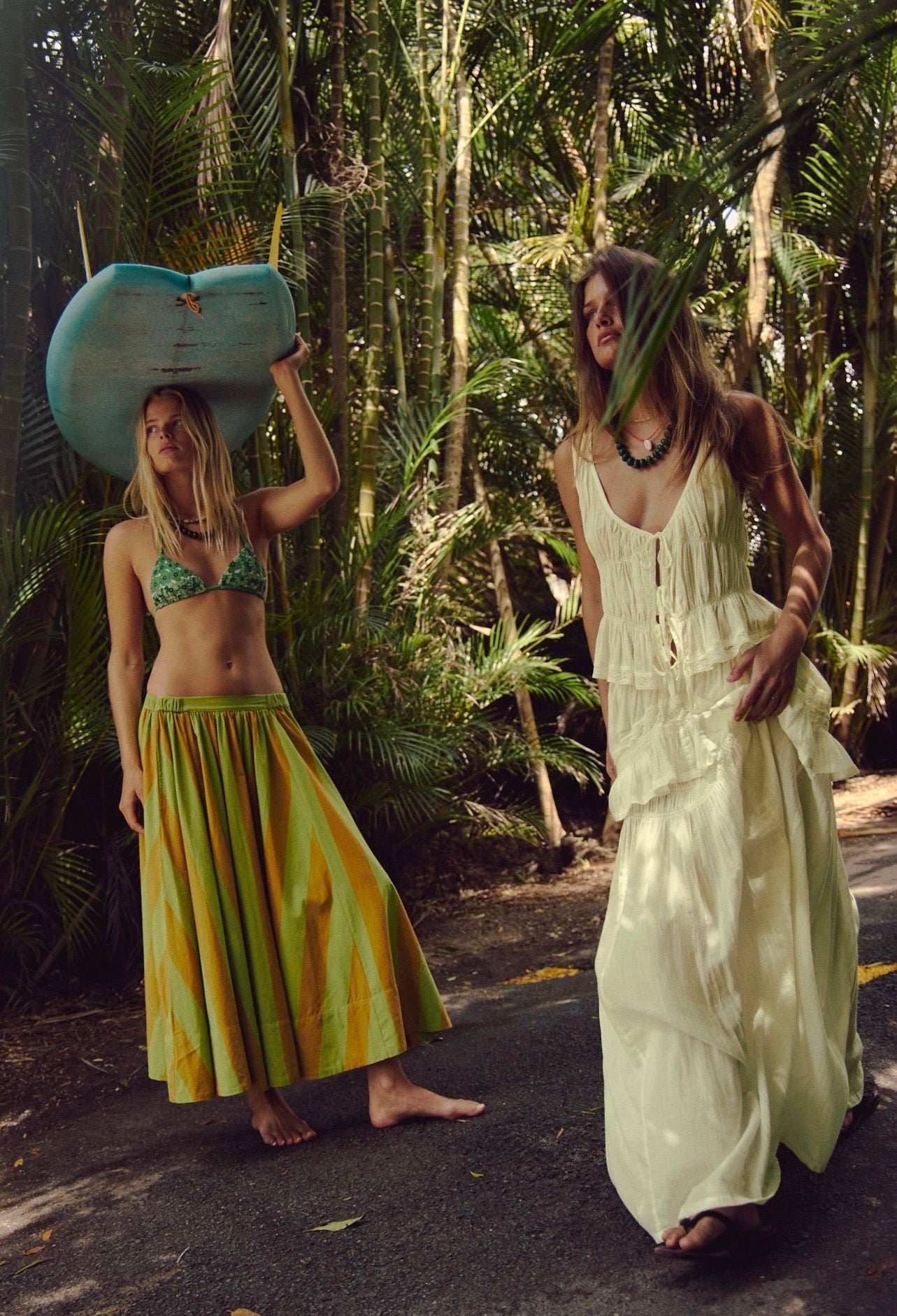 Bare Bliss Skirt Set Yellow