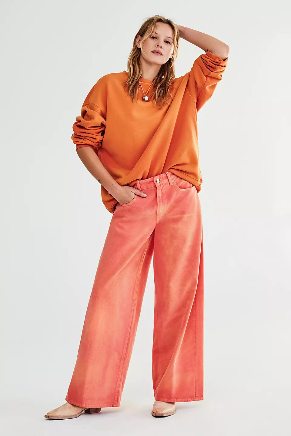 Waterfalls Baggy Wide Leg Jean