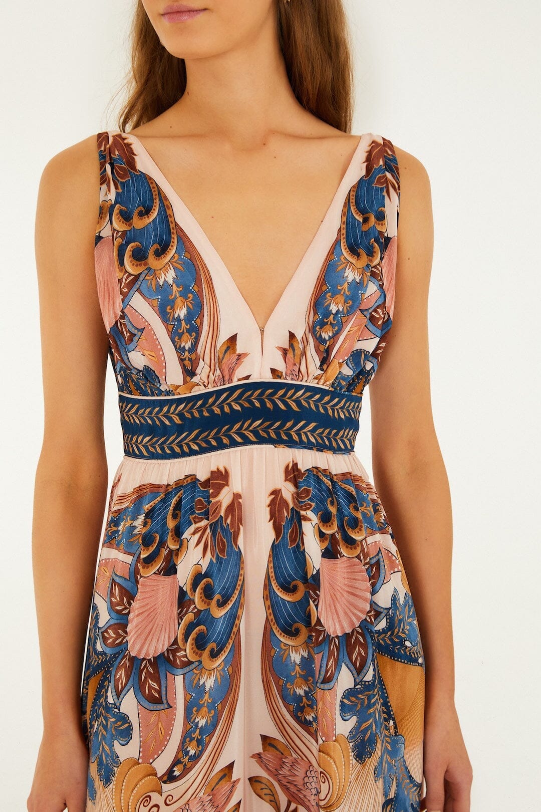 Garden Scarf Midi Dress Farm