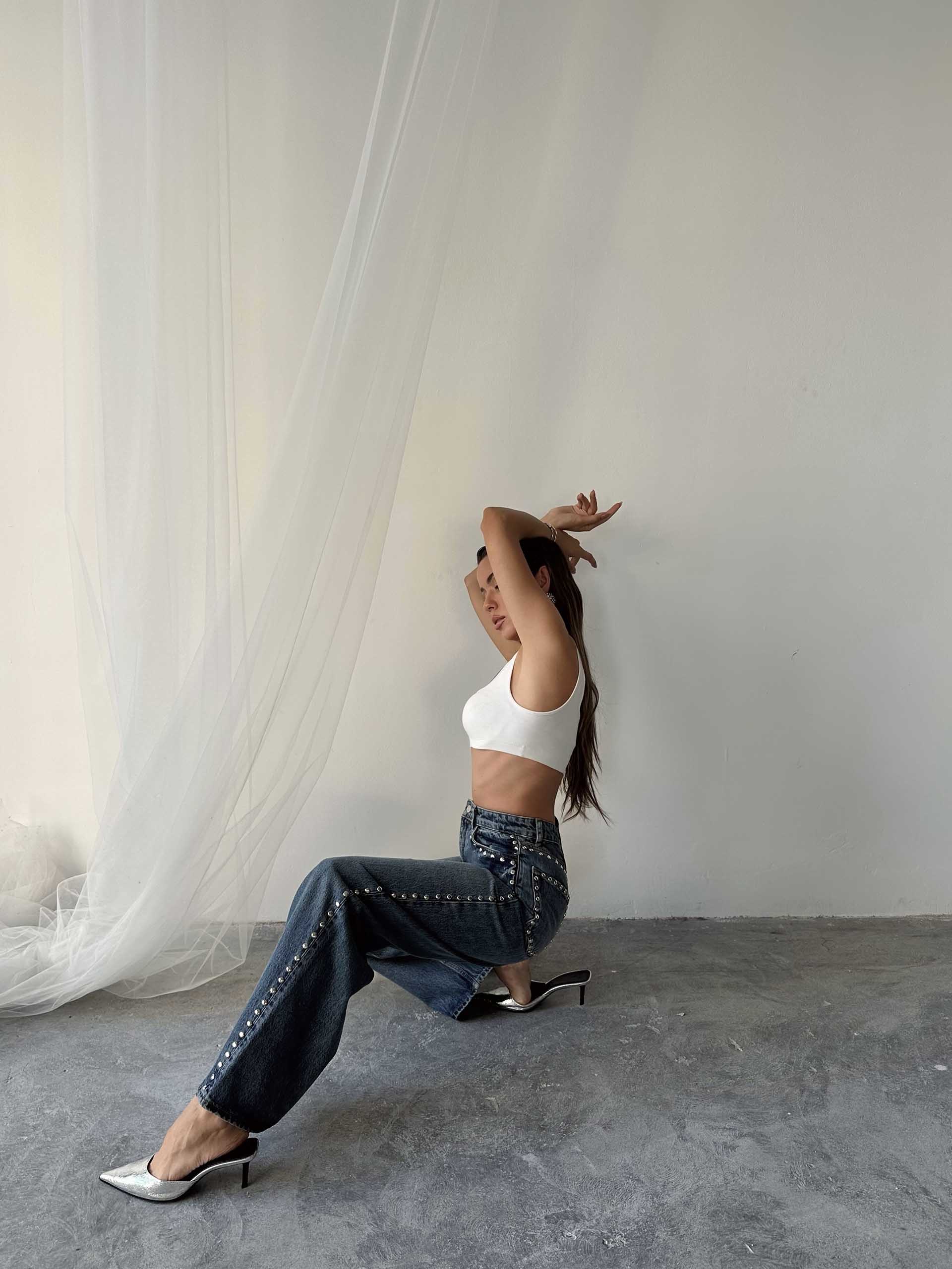 Marika Tasarım Yüksel Bel Jean