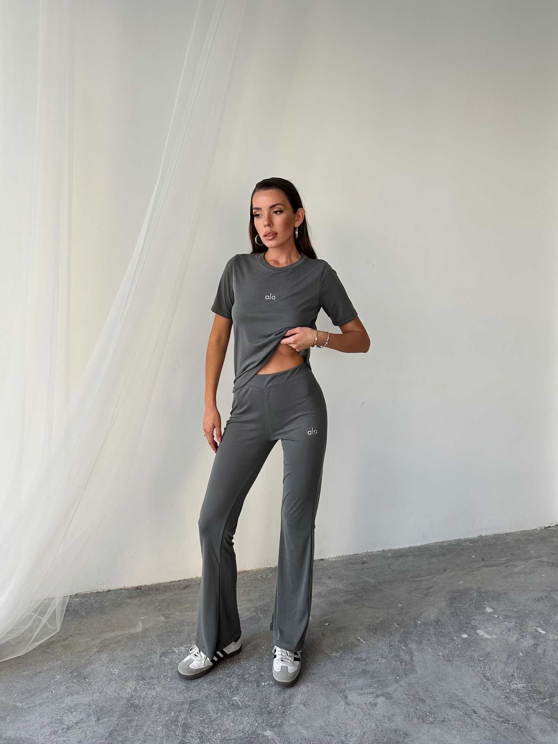 Soraya Alo Yoga İkili Takım Grimelanj