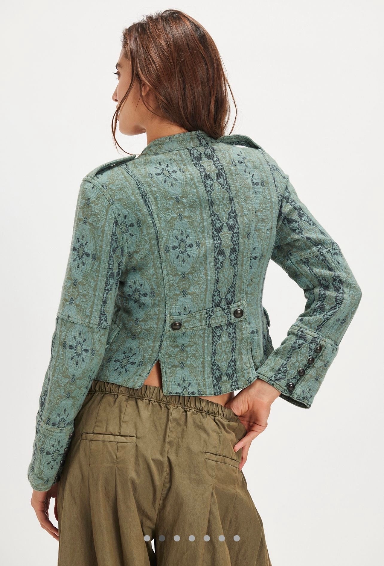 Veste Jacquard Lotty Jacket Green