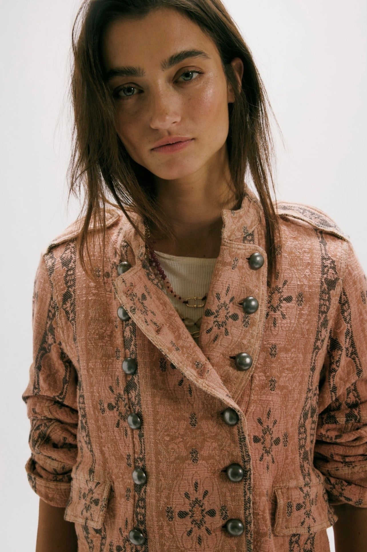 Veste Jacquard Lotty Jacket Pink