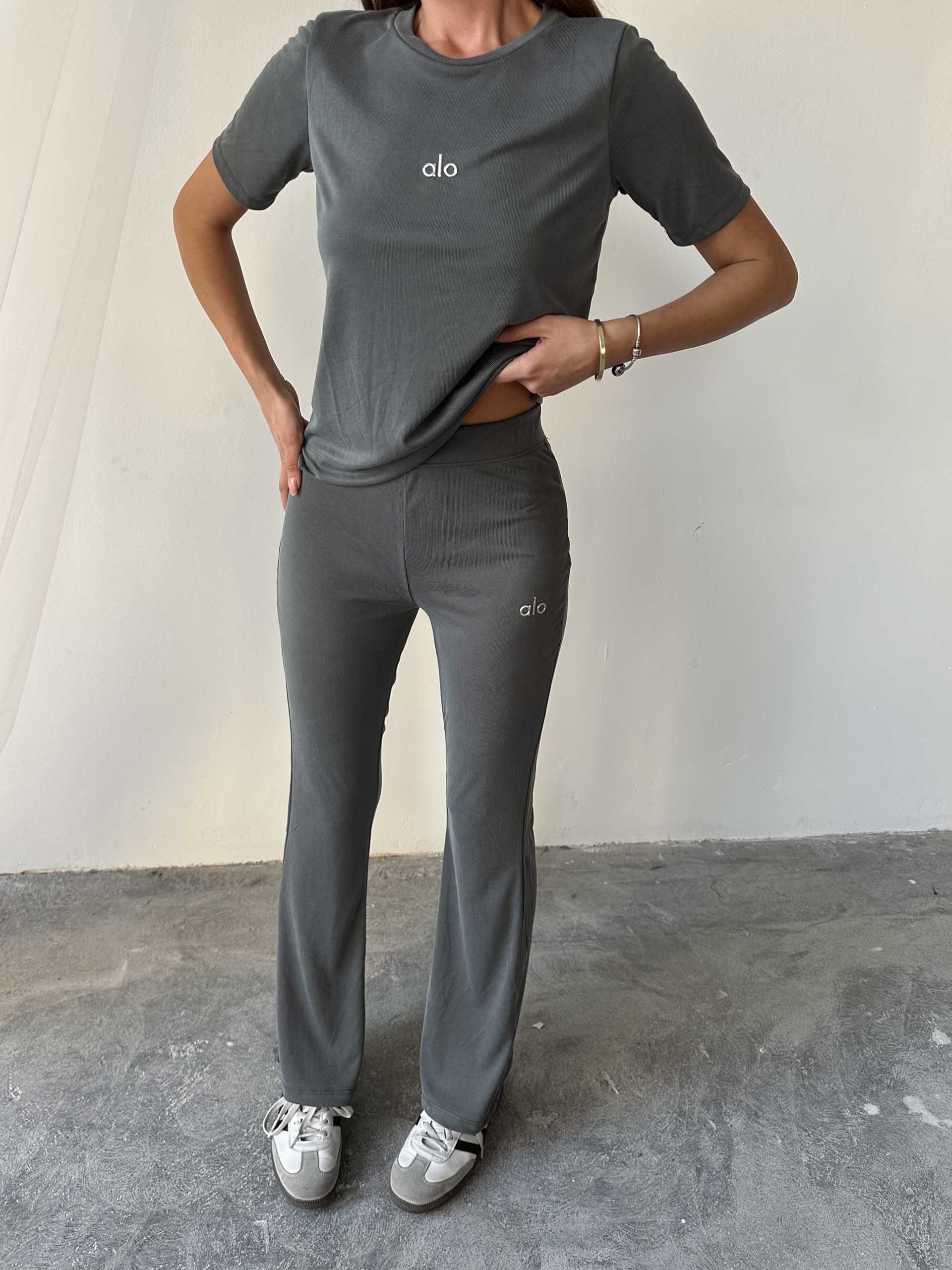 Soraya Alo Yoga İkili Takım Grimelanj