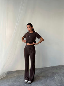 Soraya Alo Yoga İkili Takım Kahverengi