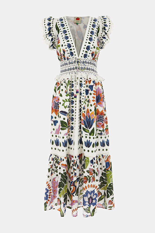 Farm İşlemeli Elbise