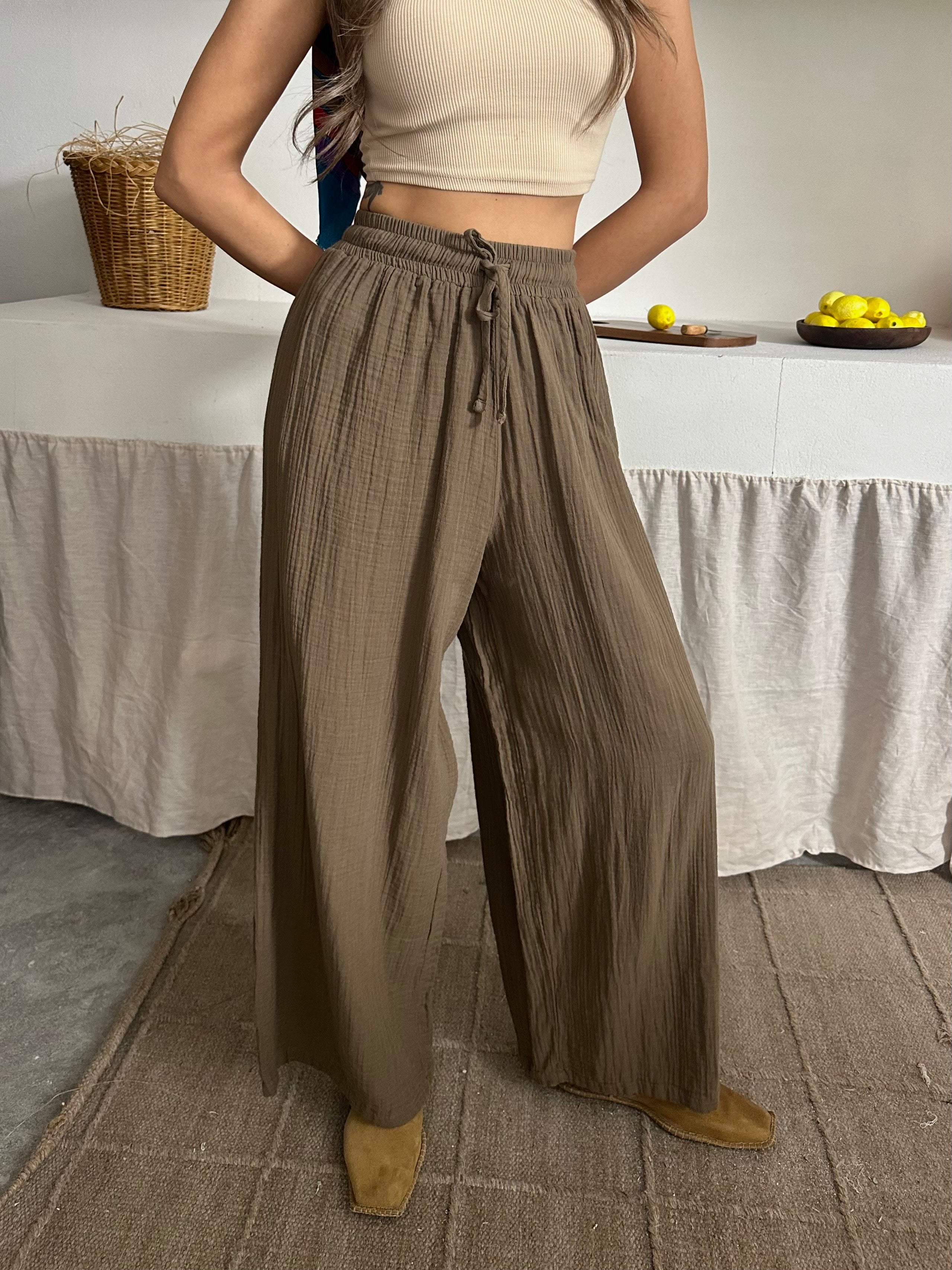 Keten Pantolon Coffee