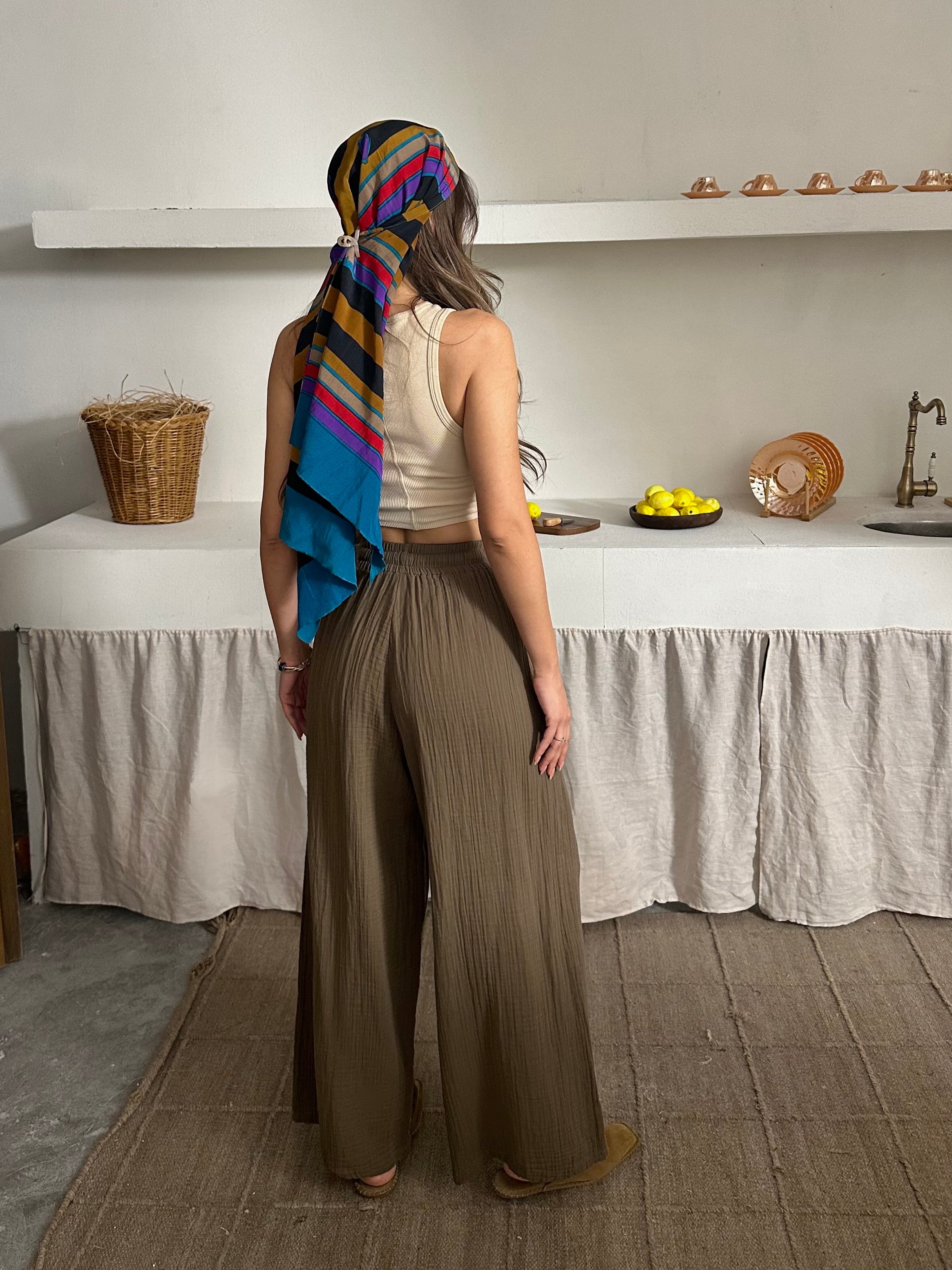 Keten Pantolon Coffee