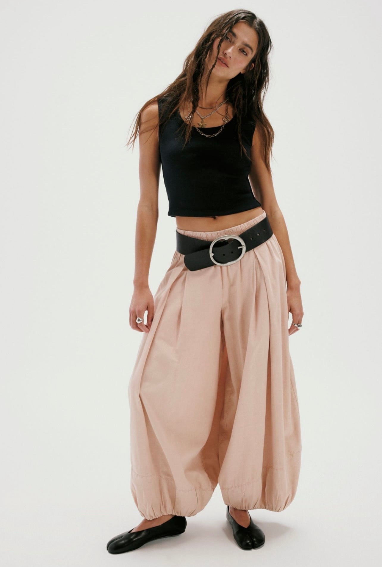 Fp Moonflower Ballon Pants Bej