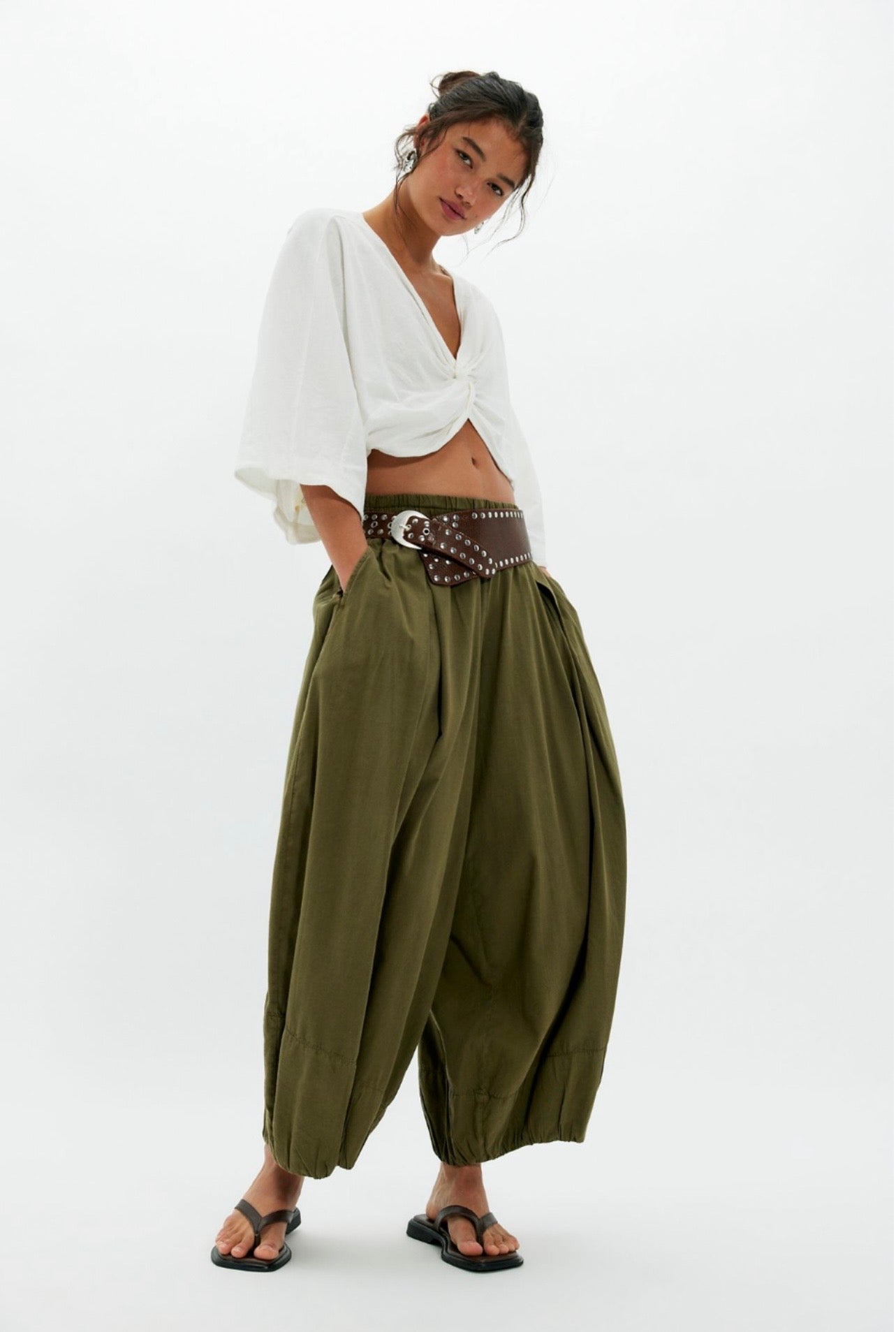 Fp Moonflower Ballon Pants Haki
