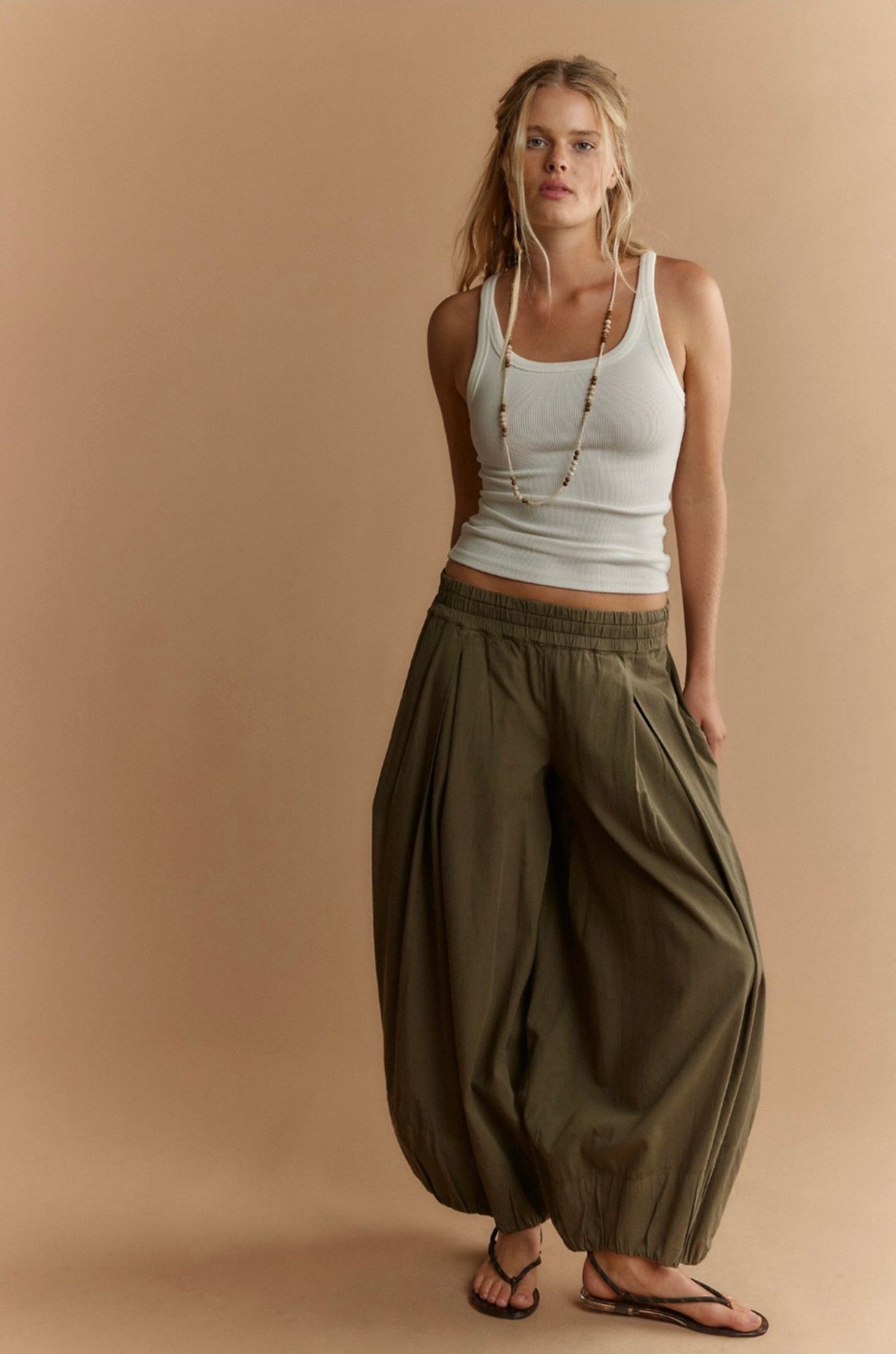 Fp Moonflower Ballon Pants Haki