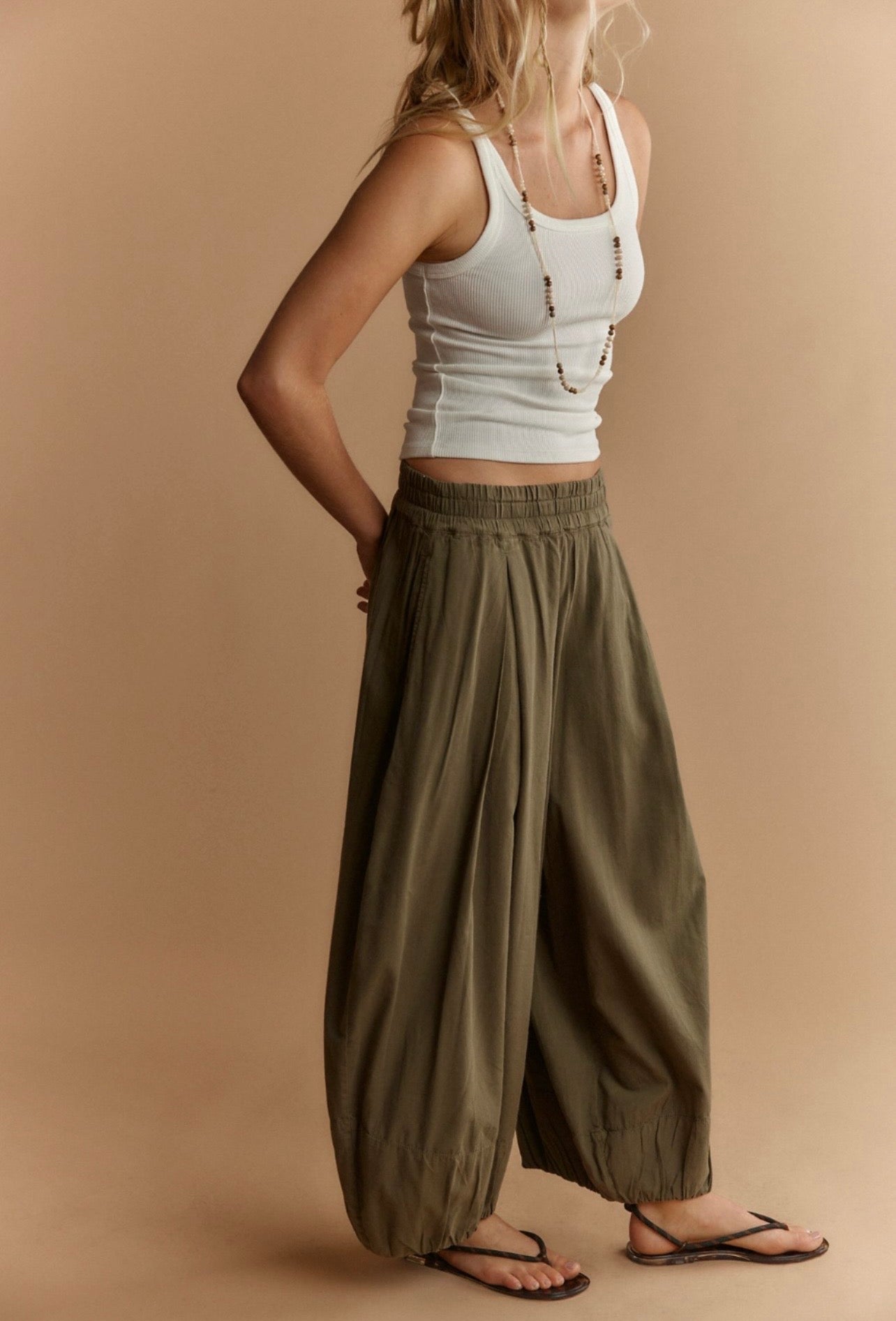 Fp Moonflower Ballon Pants Haki