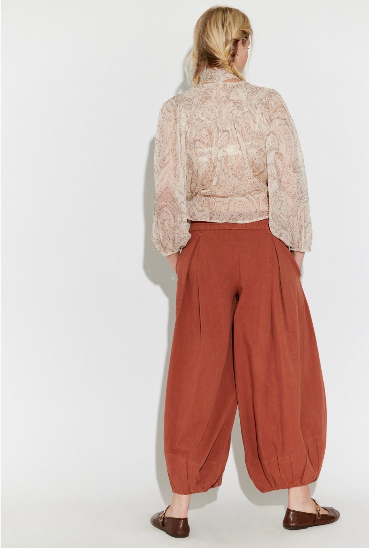 Fp Moonflower Ballon Pants Kiremit