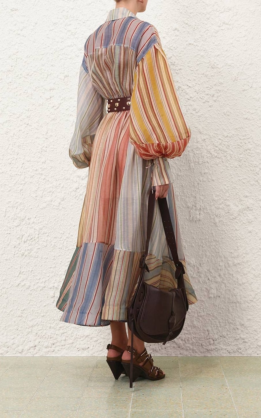 Rebellion Striped Linen And Silk Set