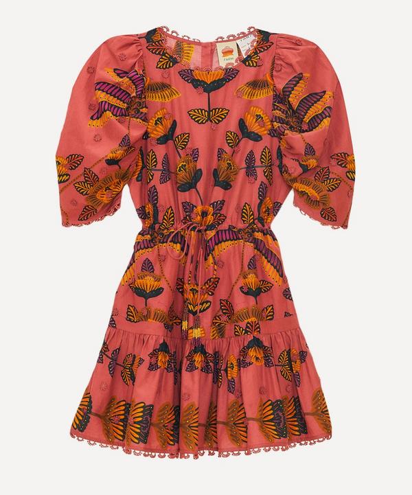 Farm Rio Blush Living Bloom Short Dress