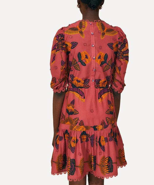 Farm Rio Blush Living Bloom Short Dress