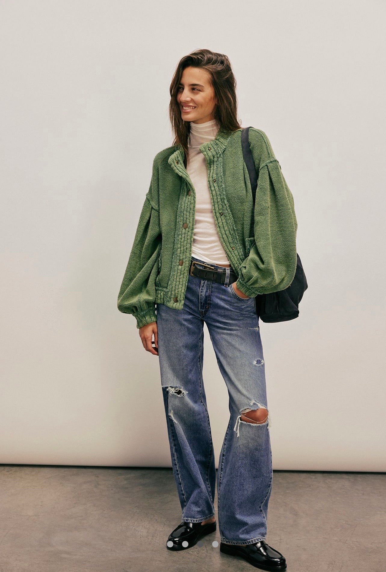 Fp İthal Hırka Yeşil