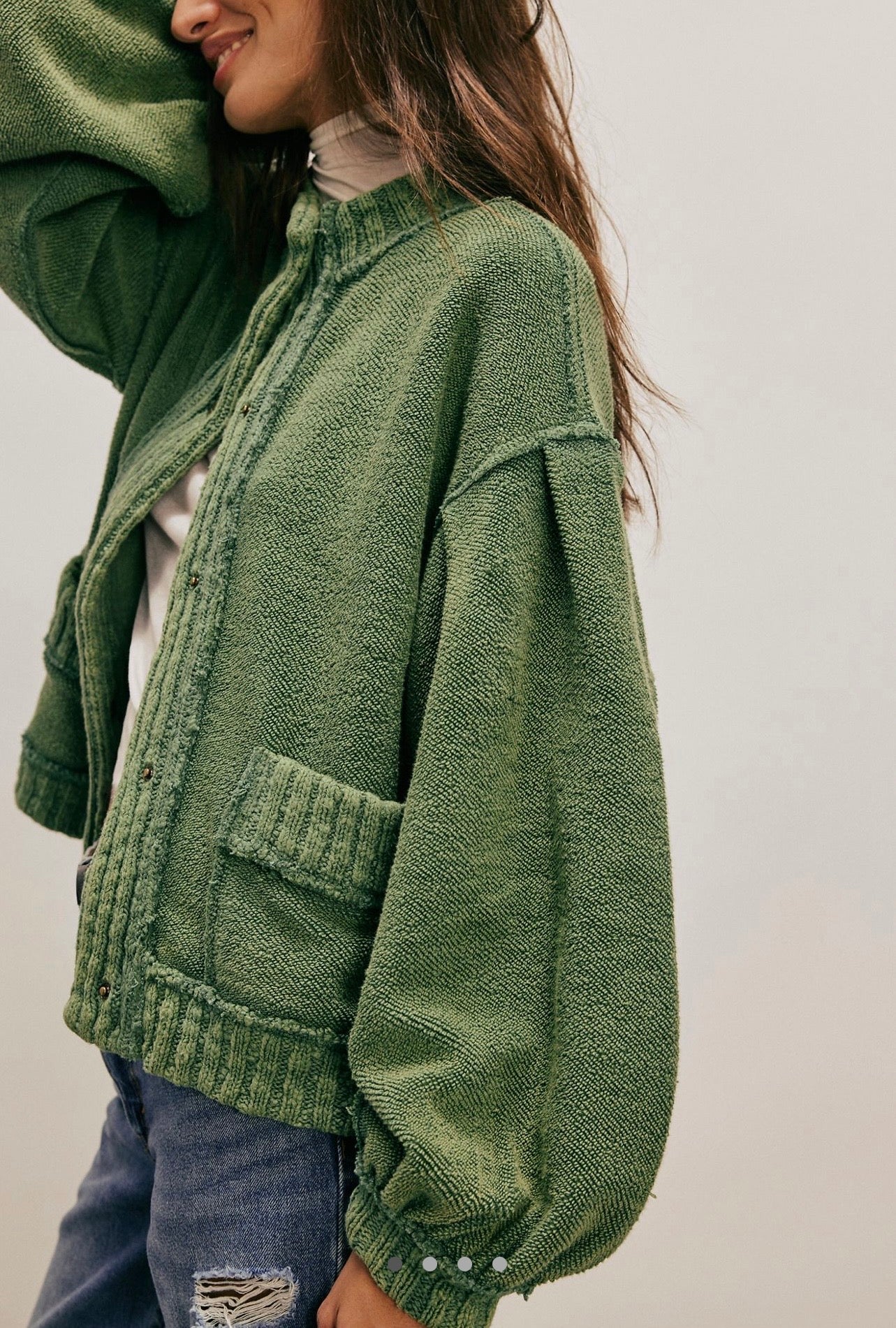 Fp İthal Hırka Yeşil