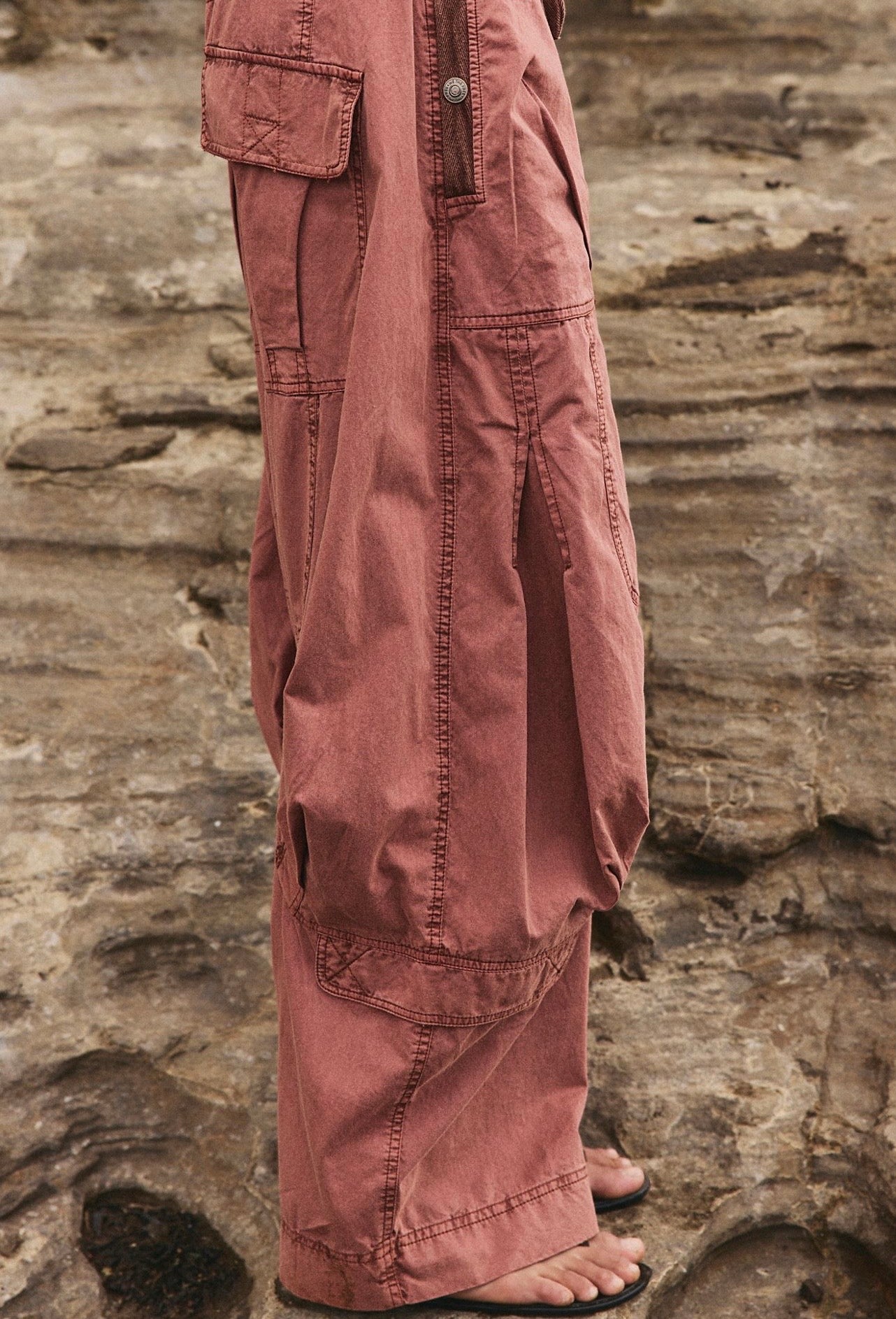 Free People Onset Parachute Trousers Paper Lantern
